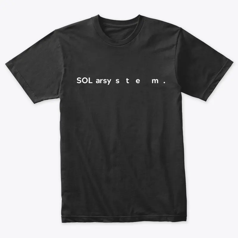 Solar System T-Shirt – Love Word Things