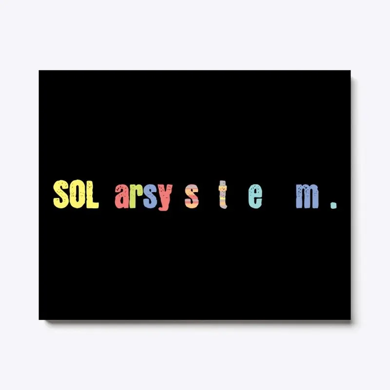 Solar System – We Love Word Things